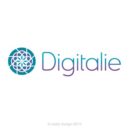 Digitalie logo design