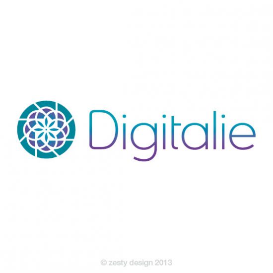 Digitalie logo design