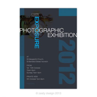 Exposure Exhibition poster design