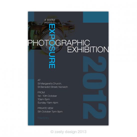 Exposure Exhibition poster design