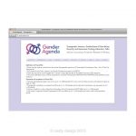 GenderAgenda website design