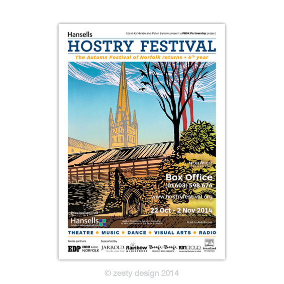 Hostry Festival 2014 poster design