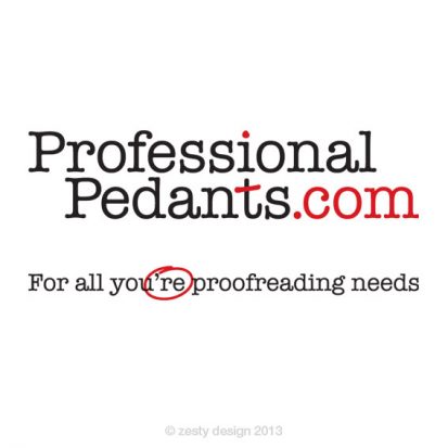 Professional Pedants logo design