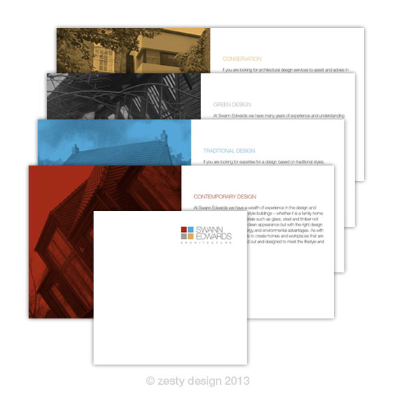 Swann Edwards Architecture brochure design