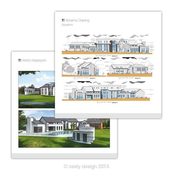 Swann Edwards Architecture brochure insert design