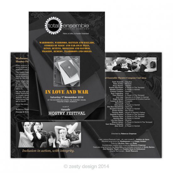 Total Ensemble programme 2014 design