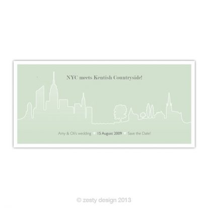 Save the Date wedding e-invite design